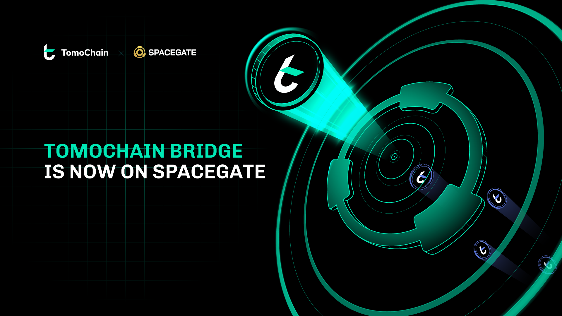 TomoChain Bridge Now Integrated With SpaceGate. Unlock Seamless Asset Transfers