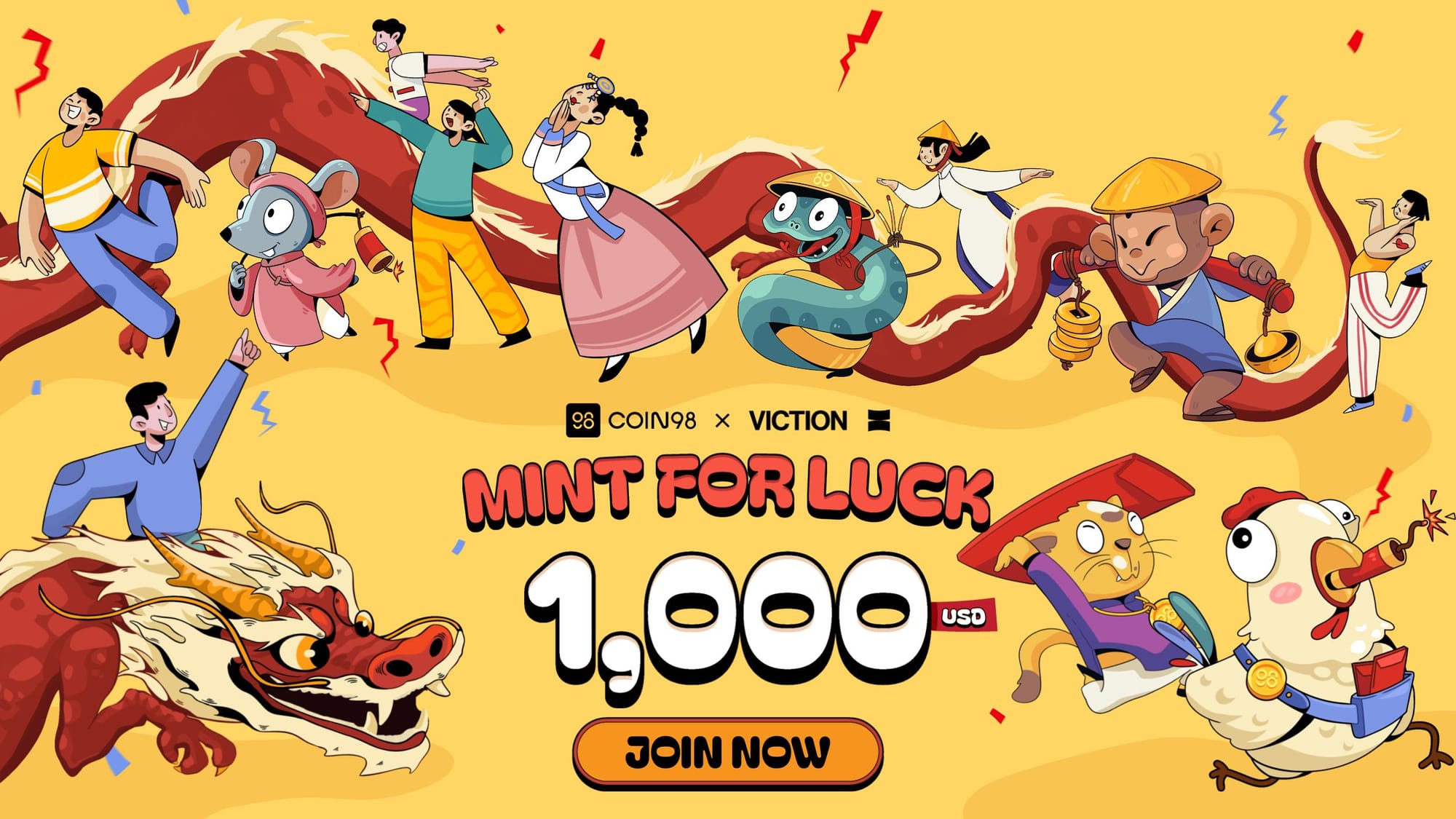 Multichain of Luck - Coin98 x Viction: Mint for Luck